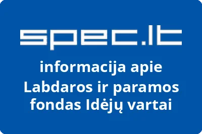 Labdaros ir paramos fondas Idėjų vartai
