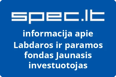 Labdaros ir paramos fondas Jaunasis investuotojas