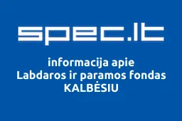 Labdaros ir paramos fondas KALBĖSIU | spec.lt
