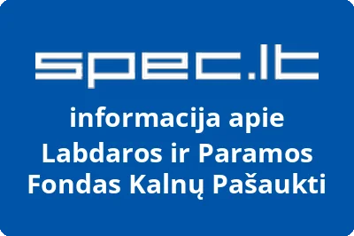 Labdaros ir paramos fondas Kalnų pašaukti
