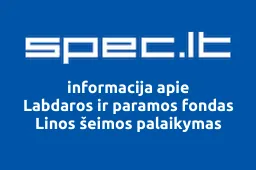 Labdaros ir paramos fondas Linos šeimos palaikymas iliustracija