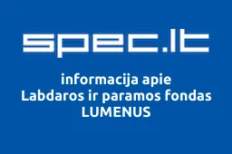 Labdaros ir paramos fondas LUMENUS | spec.lt