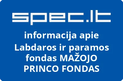 Labdaros ir paramos fondas MAŽOJO PRINCO FONDAS