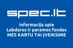 Labdaros ir paramos fondas MES KARTU TAI ĮVEIKSIME | spec.lt
