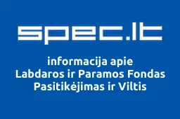 Labdaros ir Paramos Fondas Pasitikėjimas ir Viltis | spec.lt
