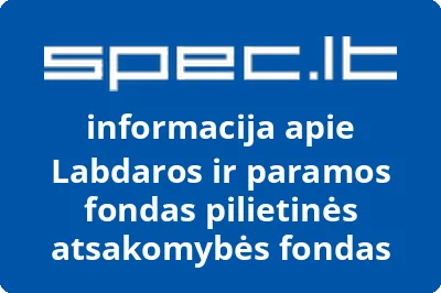 Labdaros ir paramos fondas Pilietinės atsakomybės fondas