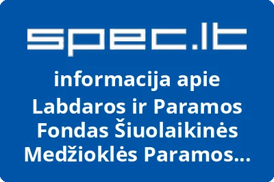 Labdaros ir paramos fondas Šiuolaikinės medžioklės paramos fondas