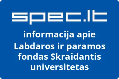 Labdaros ir paramos fondas Skraidantis universitetas