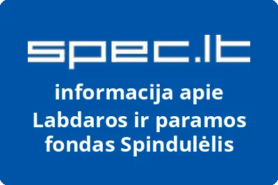 Labdaros ir paramos fondas Spindulėlis
