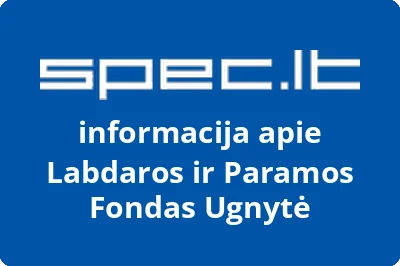 Labdaros ir paramos fondas Ugnytė | spec.lt
