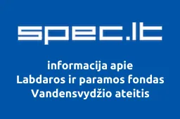 Labdaros ir paramos fondas Vandensvydžio ateitis | spec.lt