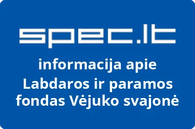 Labdaros ir paramos fondas Vėjuko svajonė | spec.lt