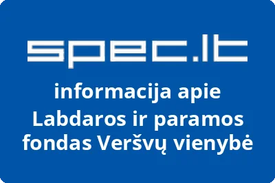 Labdaros ir paramos fondas Veršvų vienybė