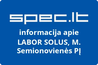 LABOR SOLUS, M. Semionovienės PĮ