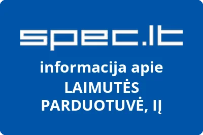 LAIMUTĖS PARDUOTUVĖ, IĮ