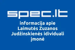 Laimutės Zuzanos Judžinskienės idividuali įmonė | spec.lt