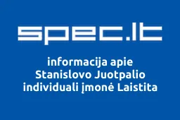 Stanislovo Juotpalio individuali įmonė Laistita iliustracija