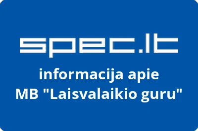 Laisvalaikio guru, MB | spec.lt