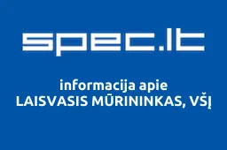 LAISVASIS MŪRININKAS, VŠĮ | spec.lt