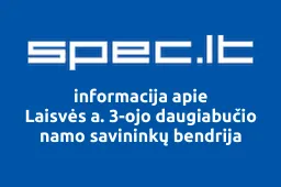 Laisvės a. 3-ojo daugiabučio namo savininkų bendrija | spec.lt