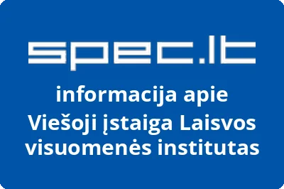 Laisvos visuomenės institutas, VŠĮ