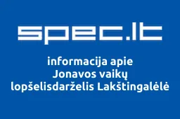 Jonavos vaikų lopšelisdarželis Lakštingalėlė iliustracija