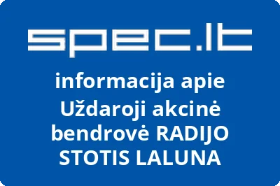 RADIJO STOTIS LALUNA, UAB