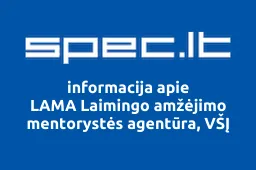 LAMA Laimingo amžėjimo mentorystės agentūra, VŠĮ | spec.lt