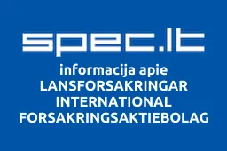 LANSFORSAKRINGAR INTERNATIONAL FORSAKRINGSAKTIEBOLAG FILIALAS NORDICIA DRAUDIMAS | spec.lt
