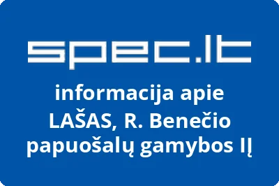 LAŠAS, R. Benečio papuošalų gamybos, IĮ