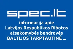 Latvijos Respublikos Ribotos atsakomybės bendrovės BALTIJOS TARPTAUTINĖ BIRŽOS AKADEMIJA Vilniaus filialas | spec.lt
