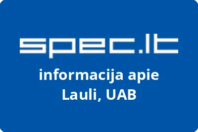 Lauli, UAB | spec.lt