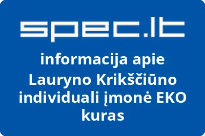 Lauryno Krikščiūno individuali įmonė EKO kuras