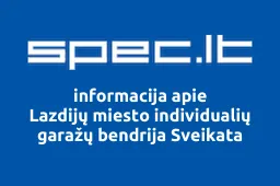 Lazdijų miesto individualių garažų bendrija Sveikata | spec.lt