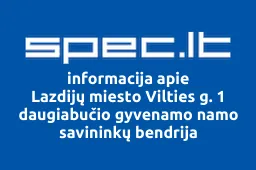 Lazdijų miesto Vilties g. 1 daugiabučio gyvenamo namo savininkų bendrija | spec.lt