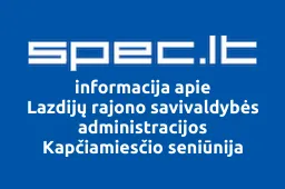Lazdijų rajono savivaldybės administracijos Kapčiamiesčio seniūnija | spec.lt