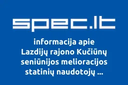 Lazdijų rajono Kučiūnų seniūnijos melioracijos statinių naudotojų asociacija
