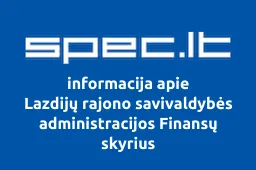 Lazdijų rajono savivaldybės administracijos Finansų skyrius