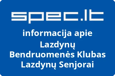 Lazdynų Bendruomenės Klubas Lazdynų Senjorai