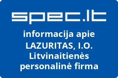 LAZURITAS, I.O. Litvinaitienės personalinė firma