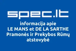 LE MANS et DE LA SARTHE Pramonės ir Prekybos Rūmų atstovybė | spec.lt