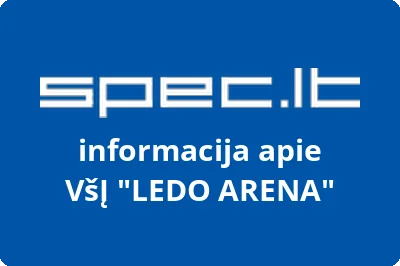 LEDO ARENA, VŠĮ | spec.lt