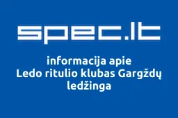 Ledo ritulio klubas Gargždų ledžinga | spec.lt