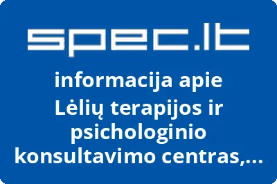 Lėlių terapijos ir psichologinio konsultavimo centras, VŠĮ | spec.lt
