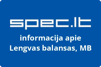 Lengvas balansas, MB | spec.lt