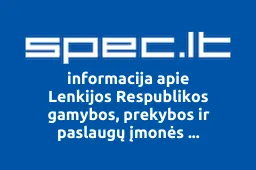 Lenkijos Respublikos gamybos, prekybos ir paslaugų įmonės ALAN-IMPEX atstovybė | spec.lt
