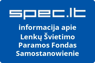 Lenkų švietimo paramos fondas Samostanowienie