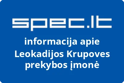 Leokadijos Krupoves prekybos įmonė