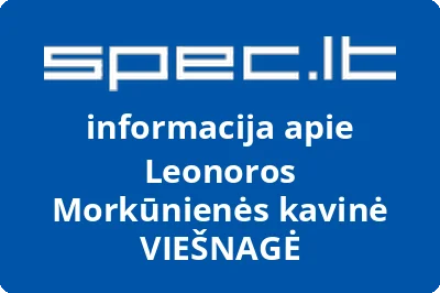 Leonoros Morkūnienės kavinė VIEŠNAGĖ