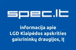 LGD Klaipėdos apskrities gaisrininkų draugijos, IĮ